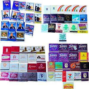 VINTAGE Collection of 76 Las Vegas Casino Matchbooks ( RARE )